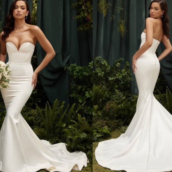 NWOT HOUSE OF CB GISSELLE wedding dress - Picture 3 of 9